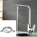 Single Handle Rotatable Kitchen Faucet | Stainless Steel Hot & Cold