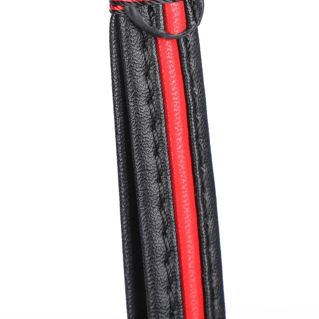 Key Chain Pendant Hand Made Faux Leather Braided High-strength Alloy