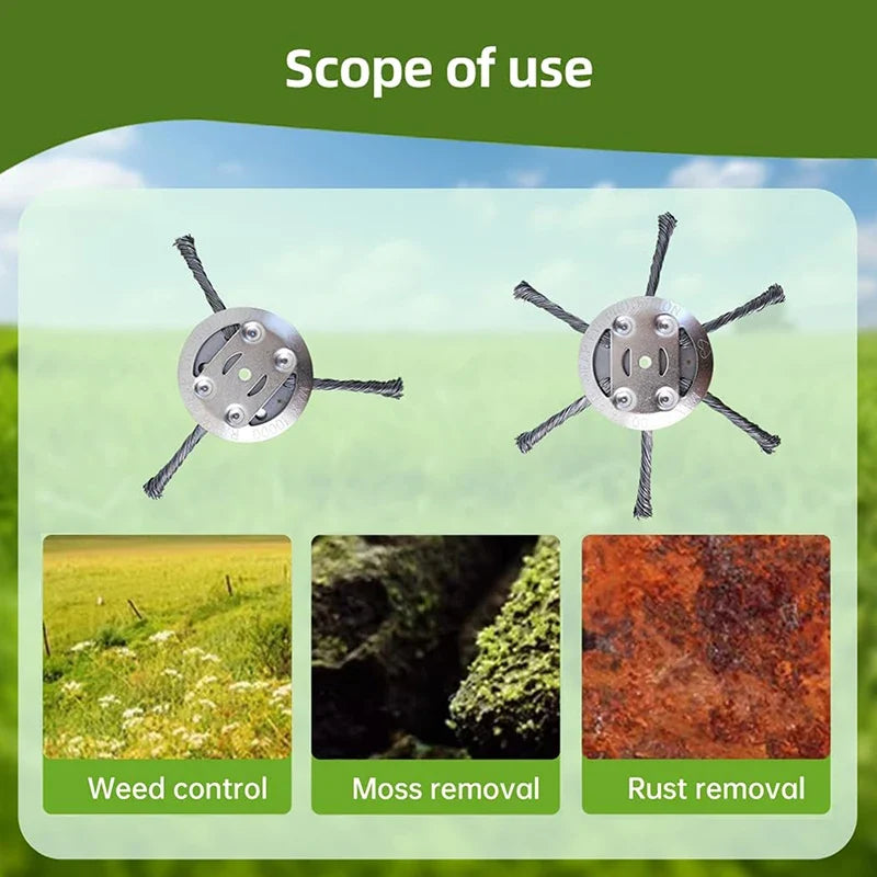 Steel Wire Grass Trimmer Head – Weed Remover Replacement