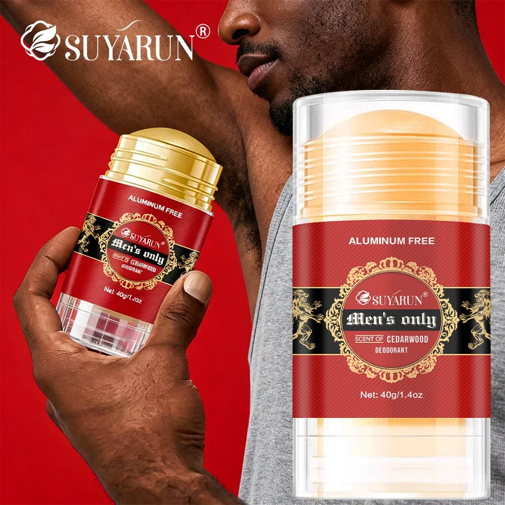 SUYARUN Natural Deodorant Stick – 48H Freshness, Sensitive Skin