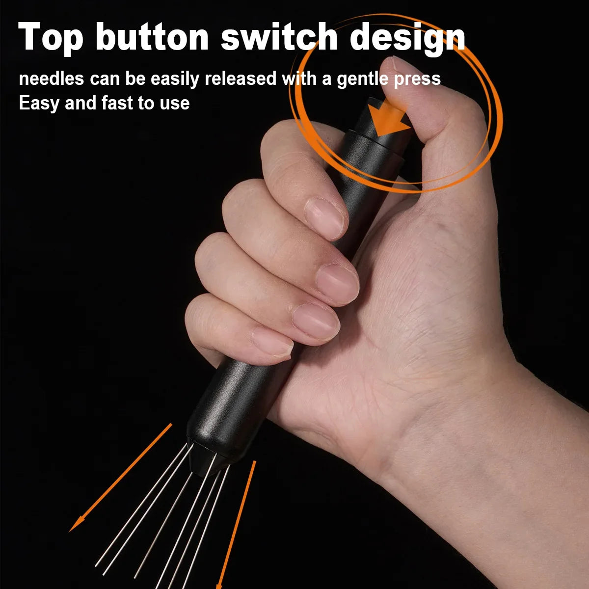 WDT Espresso Distribution Tool Tamper Retractable Stainless Steel