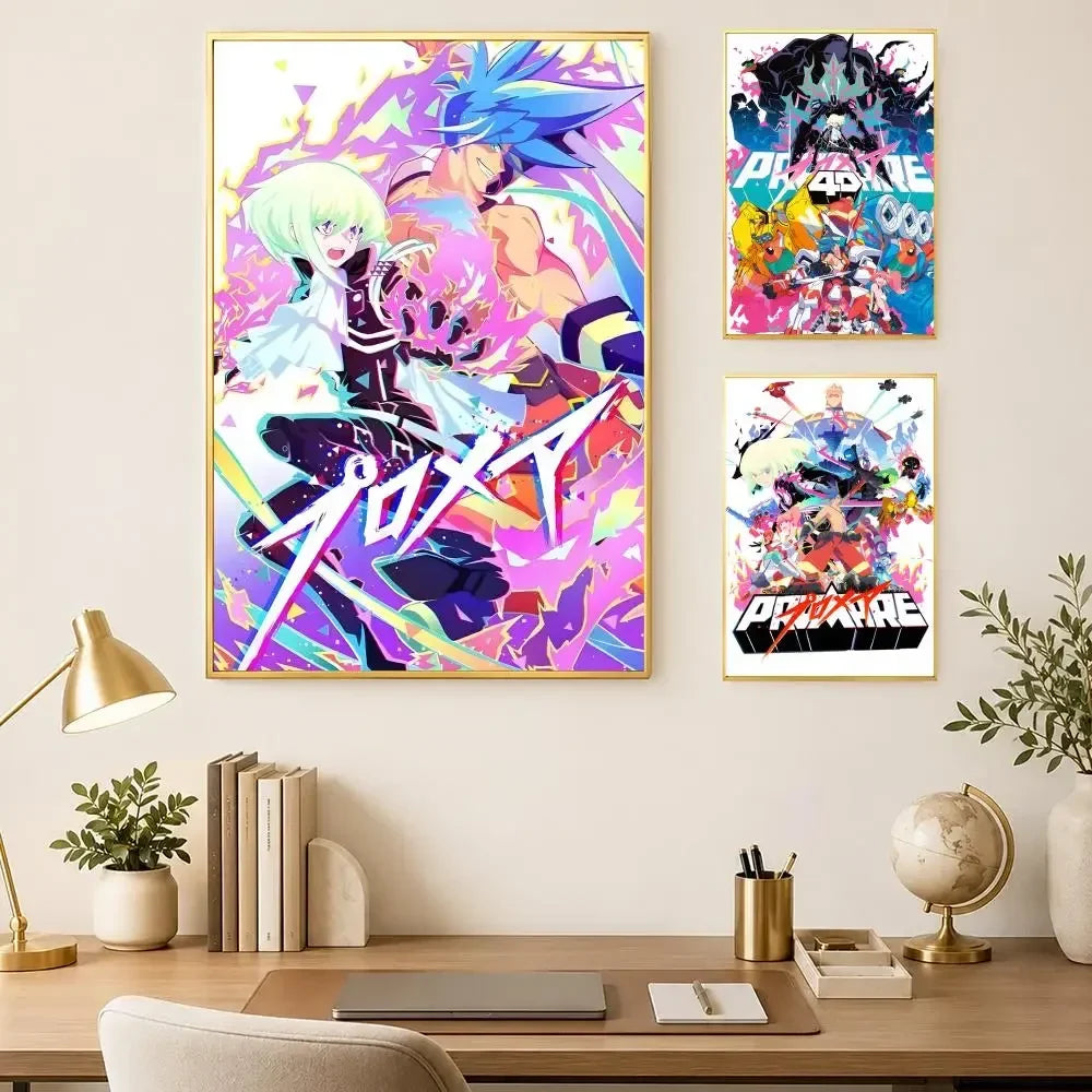 Promare Anime Self-Stick HD PVC Wall Poster – Waterproof Art