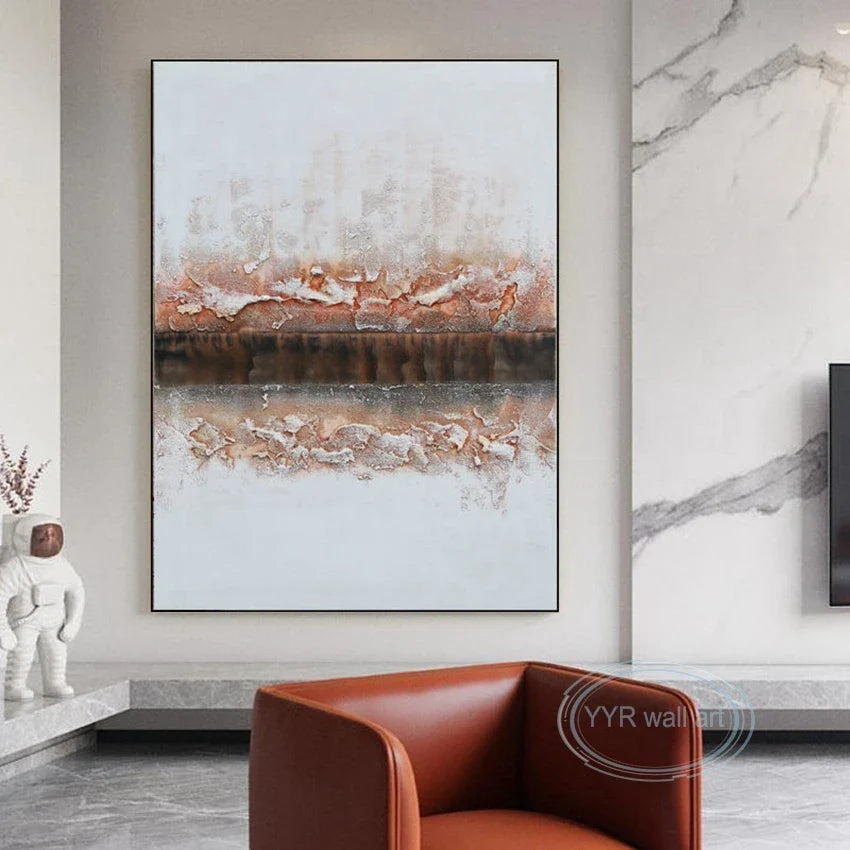 Handmade Abstract Oil Painting on Canvas | Modern Wall Art