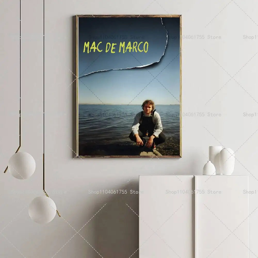 Mac DeMarco Poster – Self-Adhesive Wall Art Color Print