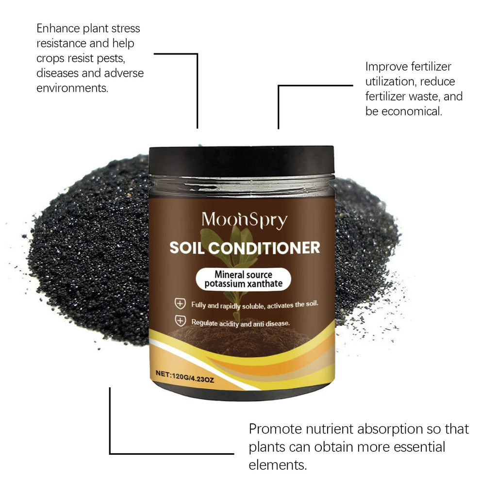 MOONSPRY 120g Mineral Soil Conditioner | Fertility & Plant Growth