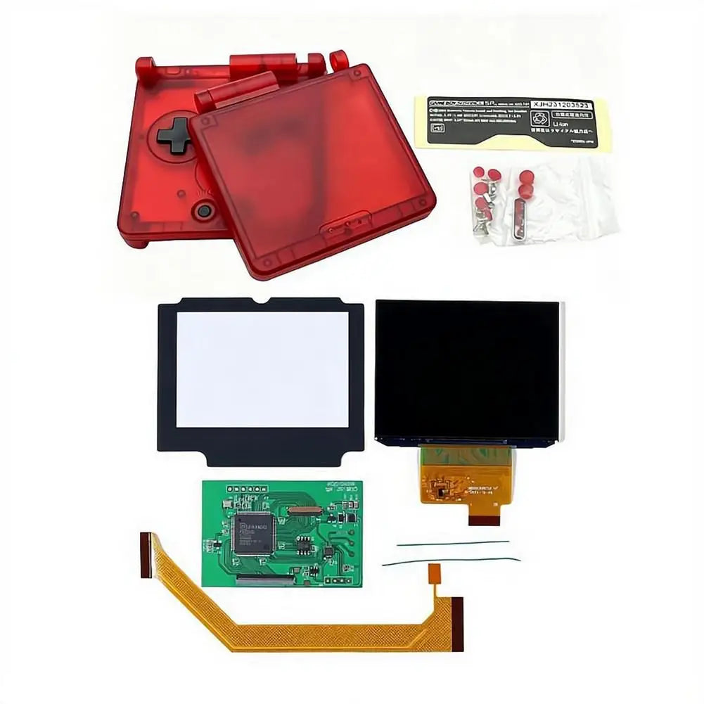 IPS V4 LCD Screen Kit for GBA SP – High Brightness + Shell