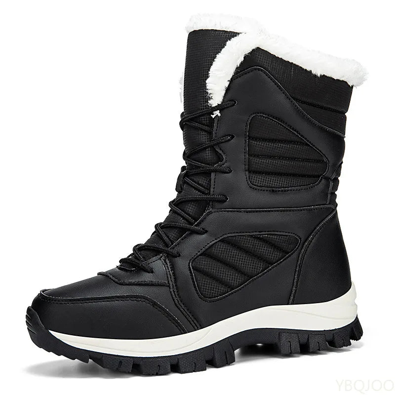 Men's Winter High-Top Ankle Boots – Warm & Anti-Slip