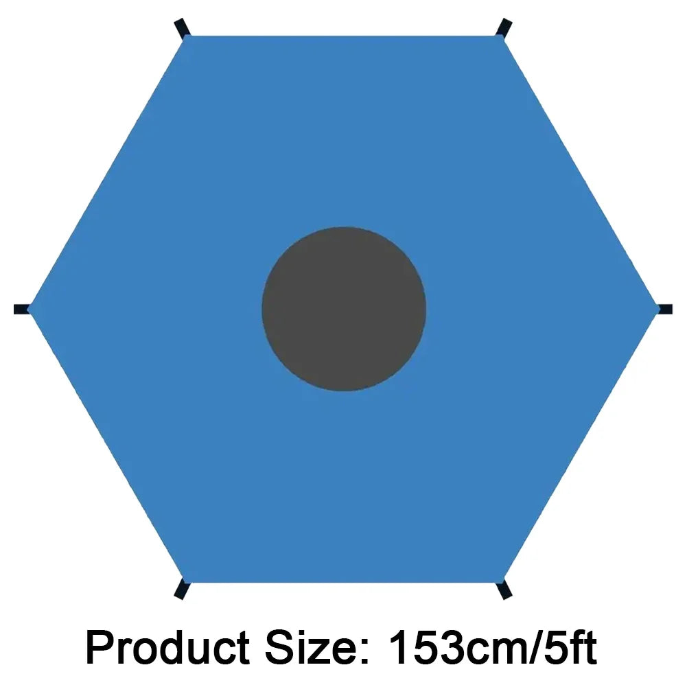 6 8 10ft Trampoline Shade Cover Anti-UV Trampolines Canopy Sunshade