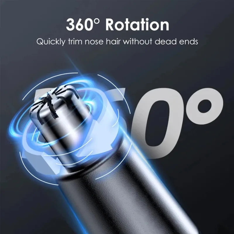 Electric Nose & Ear Hair Trimmer – Multi-Function Men & Women