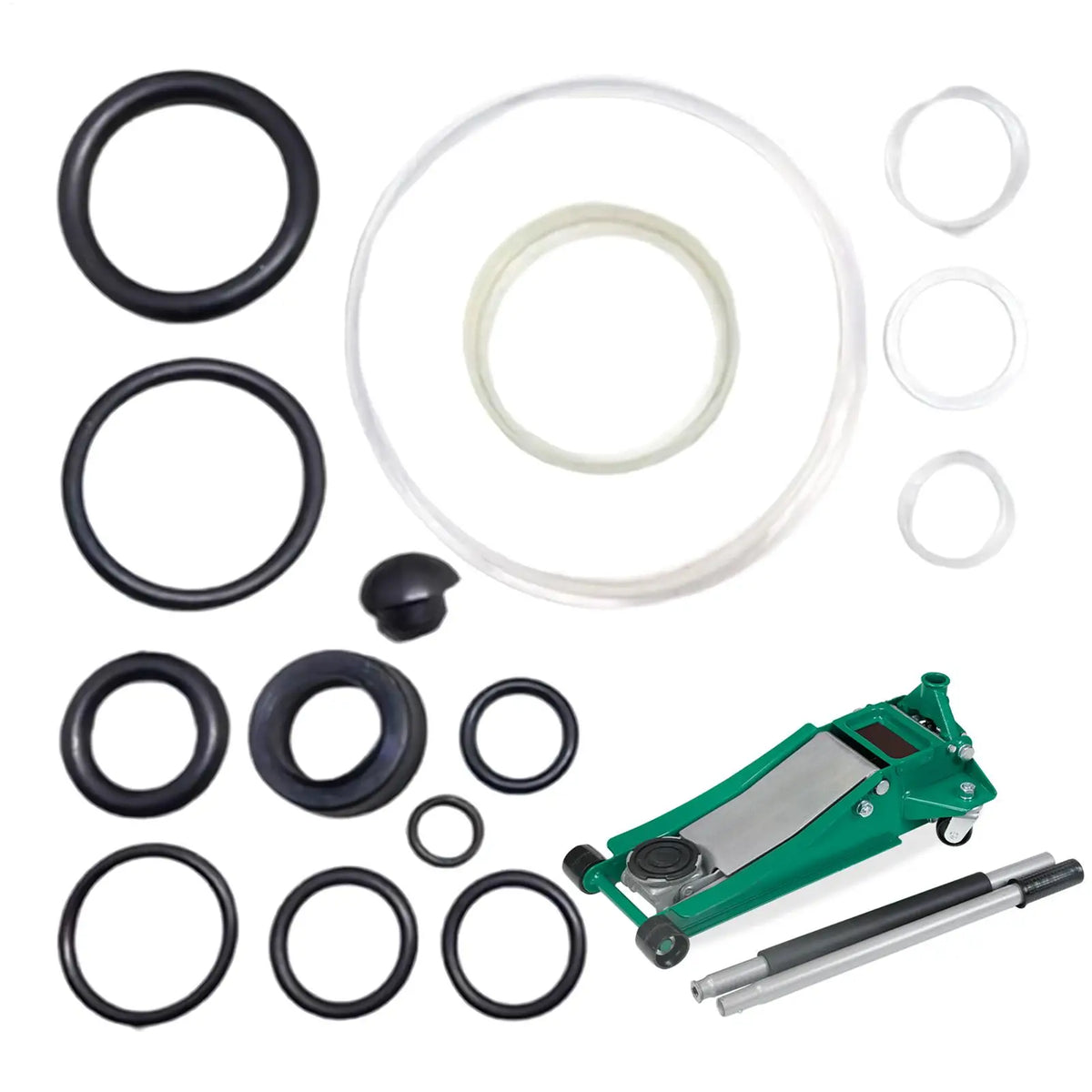 Floor Jack Seal Kit – 15-Piece O-Ring Set for 3-Ton Jacks