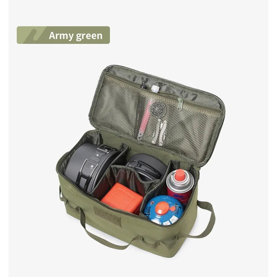 Outdoor Camping Gas Tank Storage Bag Large Capacity Ground Nail Tool