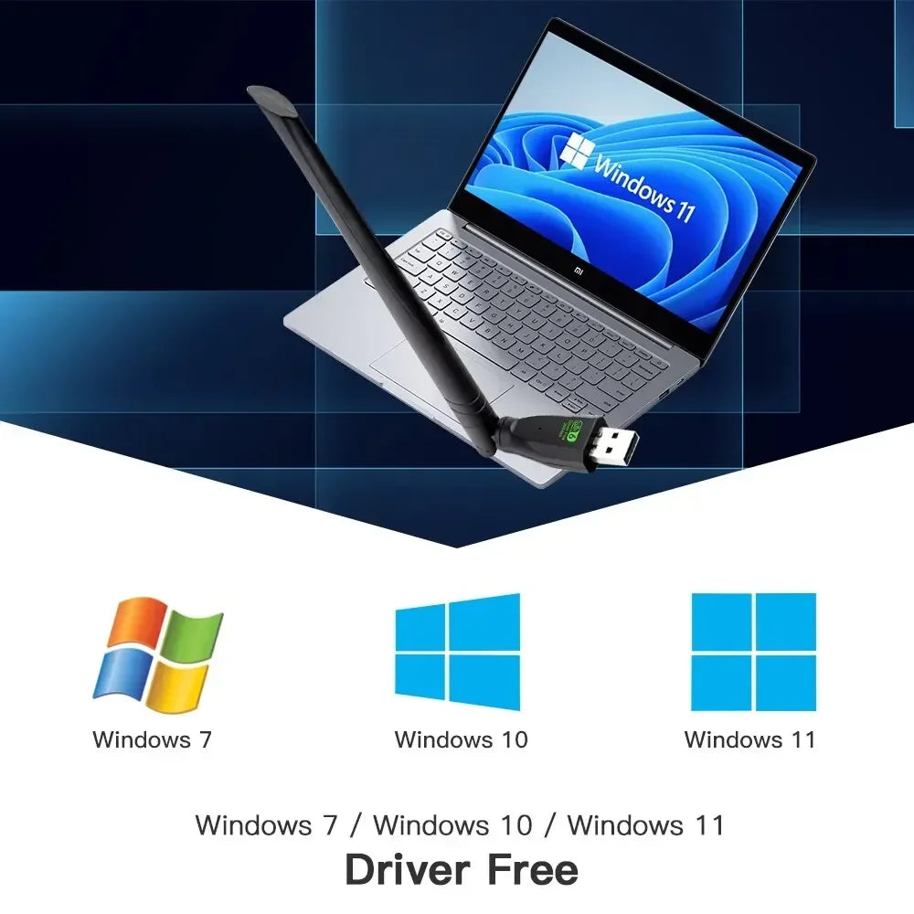 FENVI WiFi 6 USB Adapter AX286 2.4GHz 802.11ax Driver Free