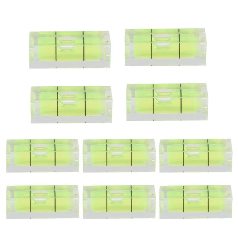 Mini Bubble Spirit Level 10x10x29mm – 6 or 10 Pack