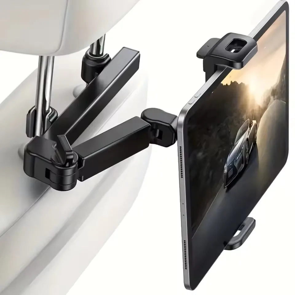 Universal Car Headrest Tablet Holder | 4–13" Backseat Mount