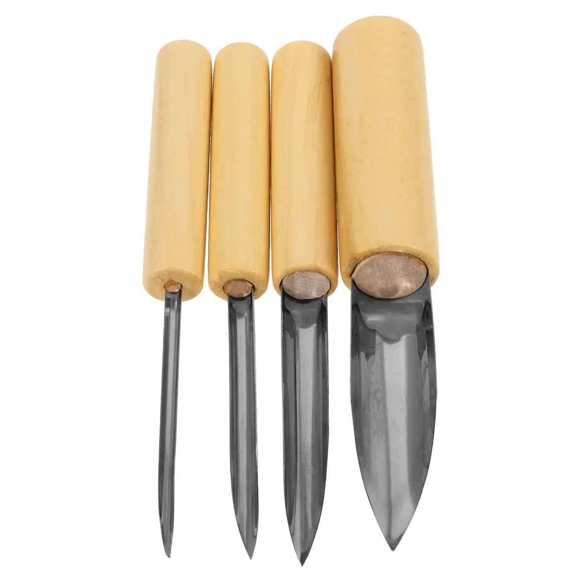 Pottery Hole Cutter Wood Handle Metal Tip Clay Circle Shaping Tool