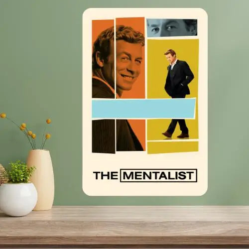 The Mentalist TV Show Metal Poster Sign | Retro Aluminum Wall Art