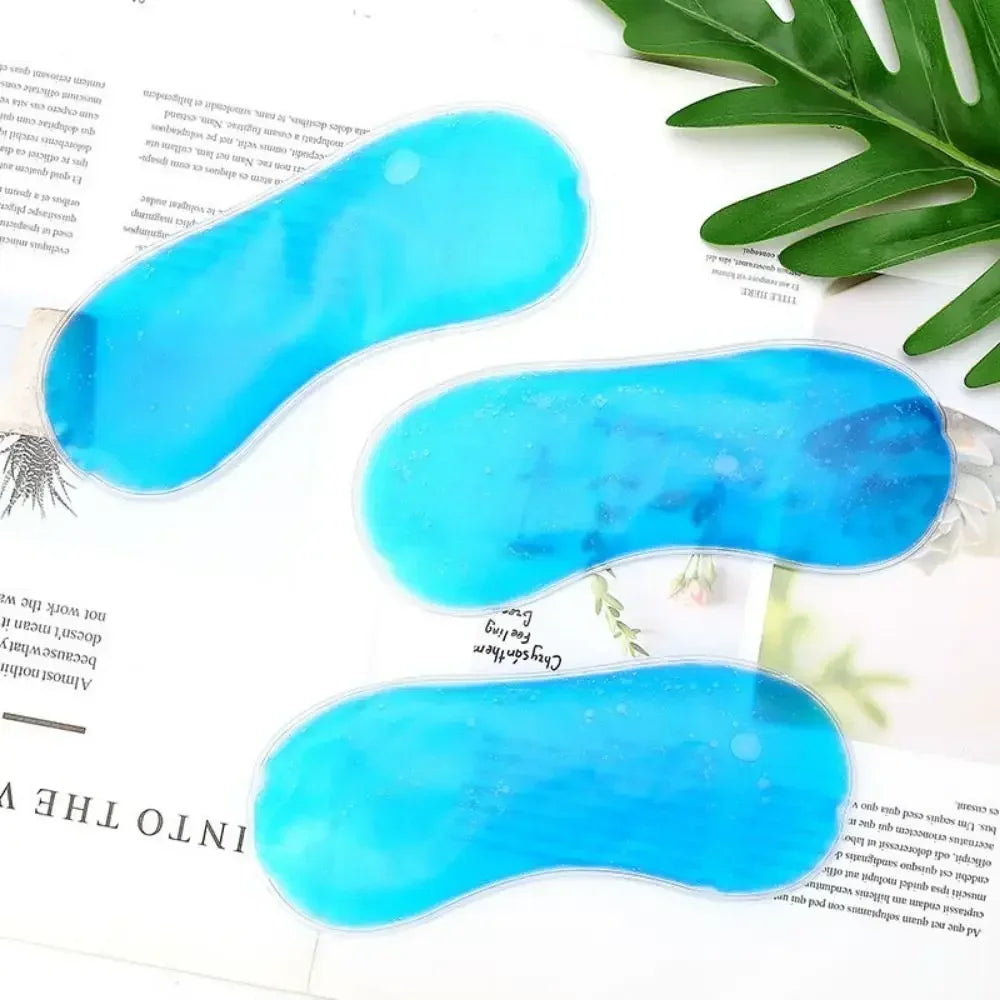 2-Pack Reusable Gel Eye Mask Ice Packs – Hot & Cold Compress