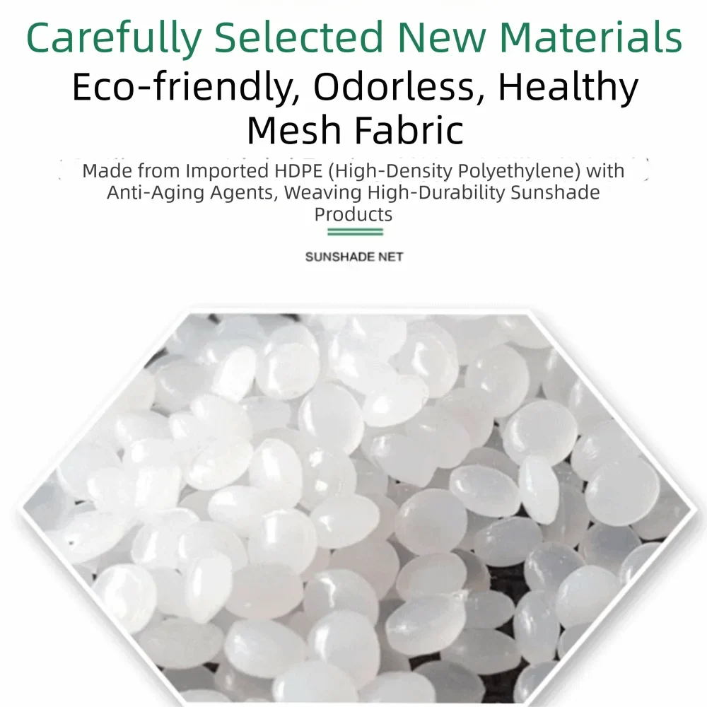 Heavy-Duty UV Shade Sail | Breathable Outdoor Canopy Net
