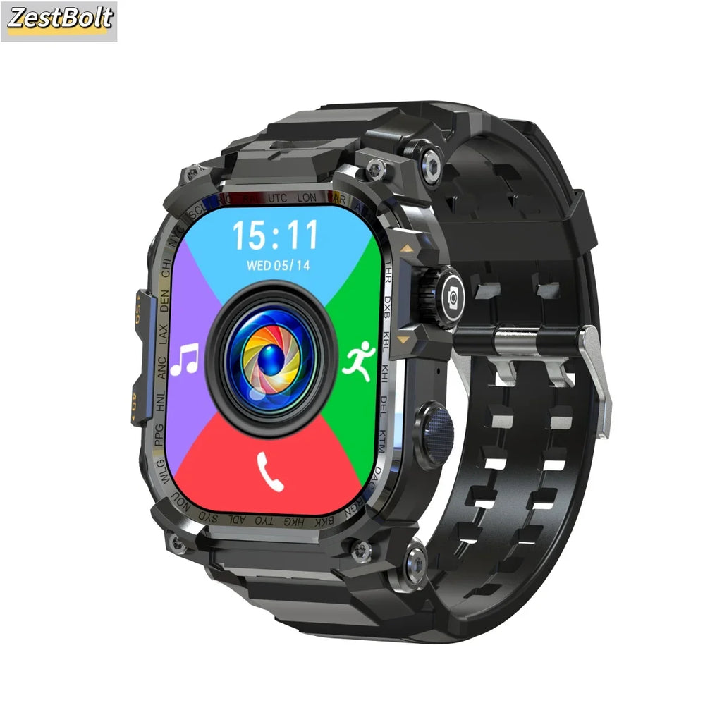 Zestbolt Q888 4G Smart Watch | Android 10, GPS, 8MP Camera