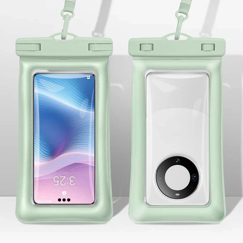 IPX8 Waterproof Mobile Phone Bag Transparent Pouch Swimming Case
