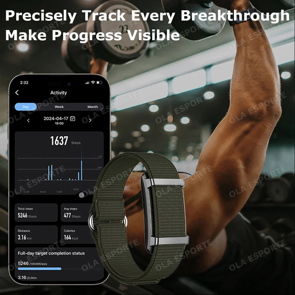 No Screen Men's Wrist Smartwatch Sports Outdoor Fitness Health