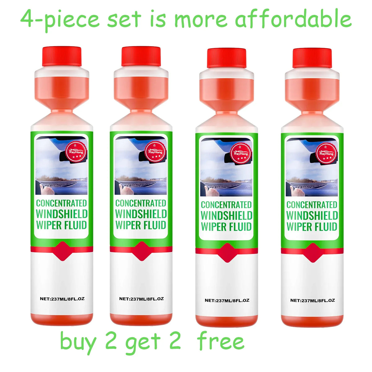 Rayhong Windshield Wiper Fluid Concentrate | Oil Film Remover