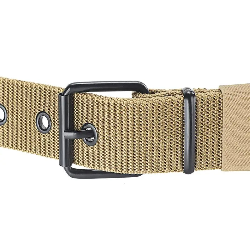 Unisex Canvas Eyelet Belt – Pin Buckle Jeans & Sports Belt