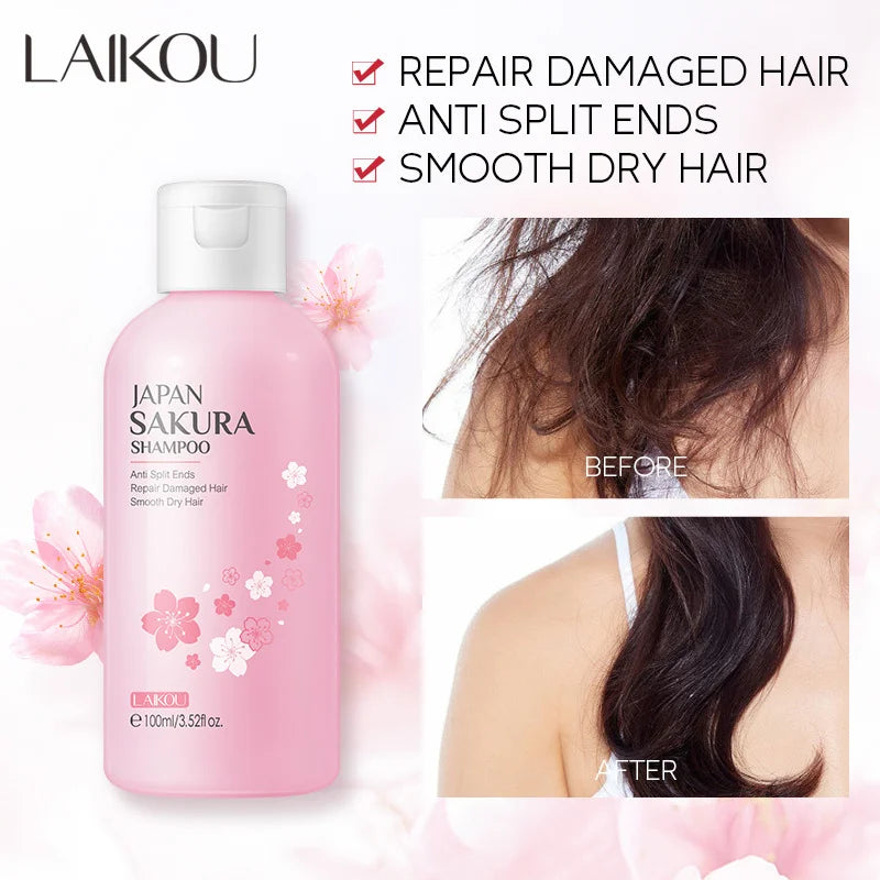 LAIKOU Sakura Shampoo – Nourishing, Anti-Dandruff & Oil Control