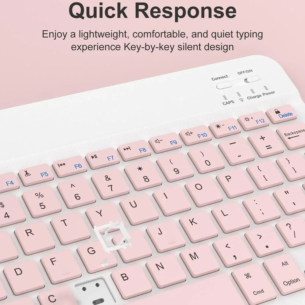 Compact Bluetooth Wireless Keyboard – iOS, Android & Windows