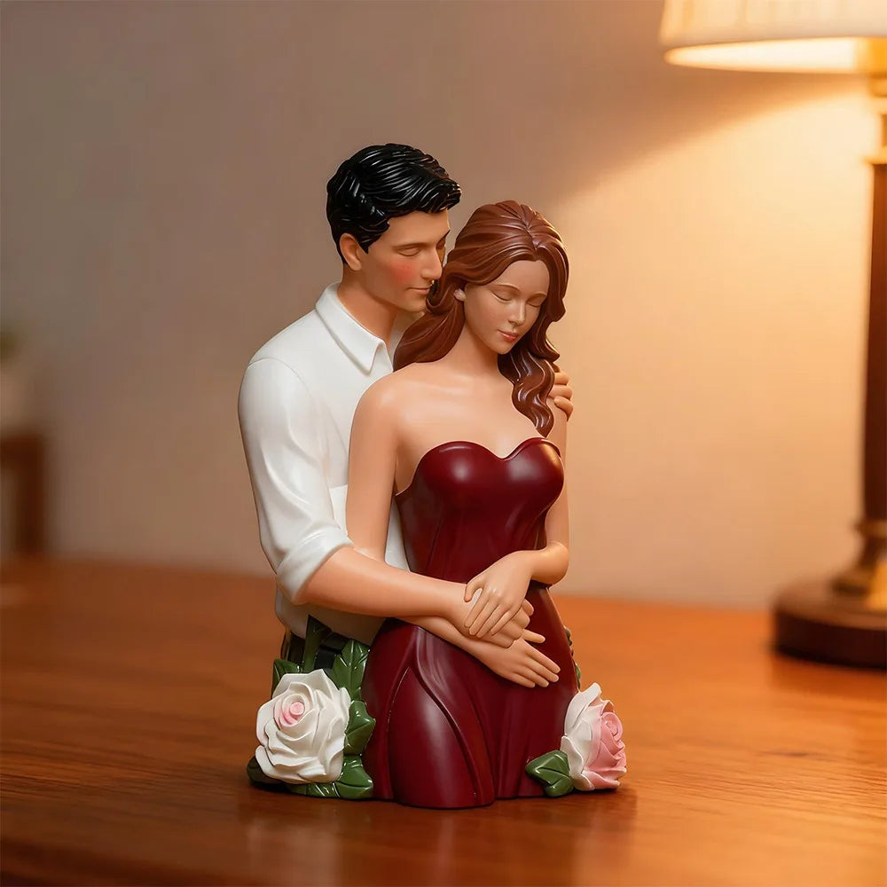 Romantic Valentine's Day Couple Candle Mold 3D Angel Easy Demould DIY