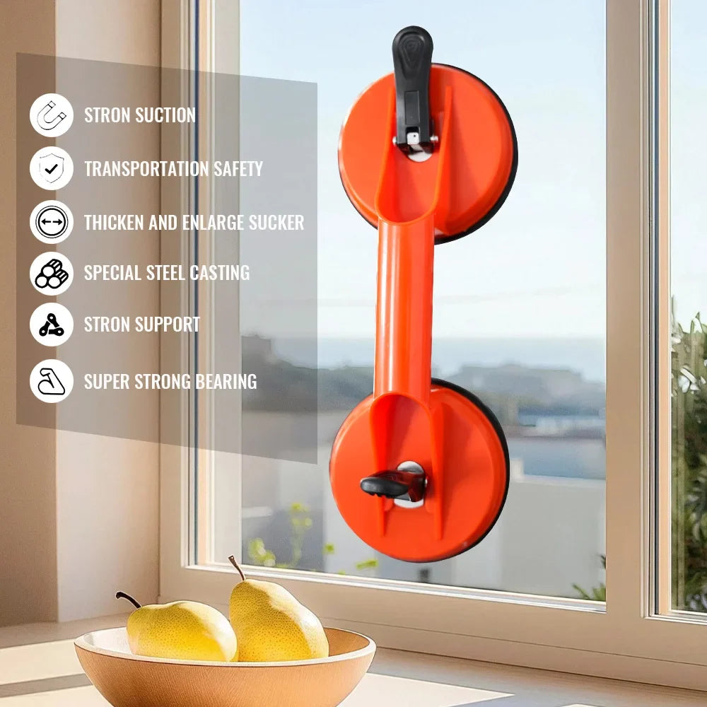 Glass Lifting Suction Cups Heavy Duty Vacuum ABS Handle Holder Lift