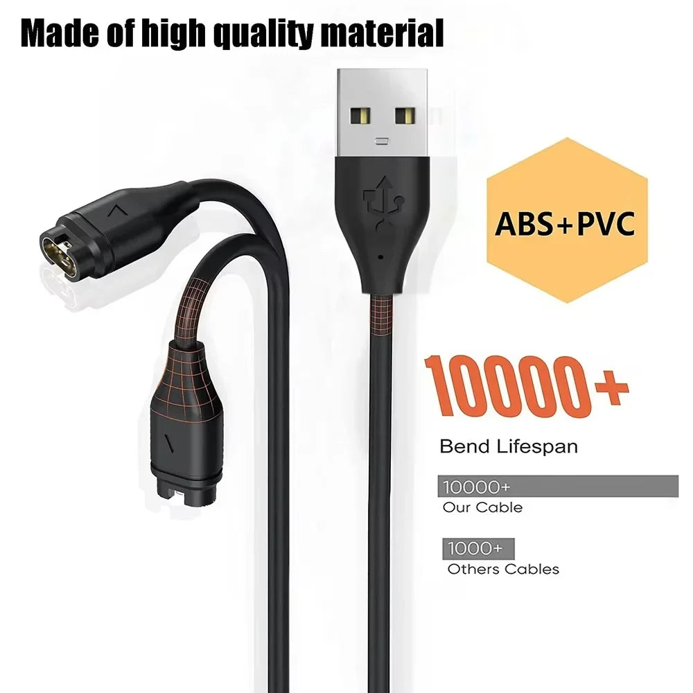 USB-C Charging Cable for Garmin Fenix 8/7, Forerunner & Venu