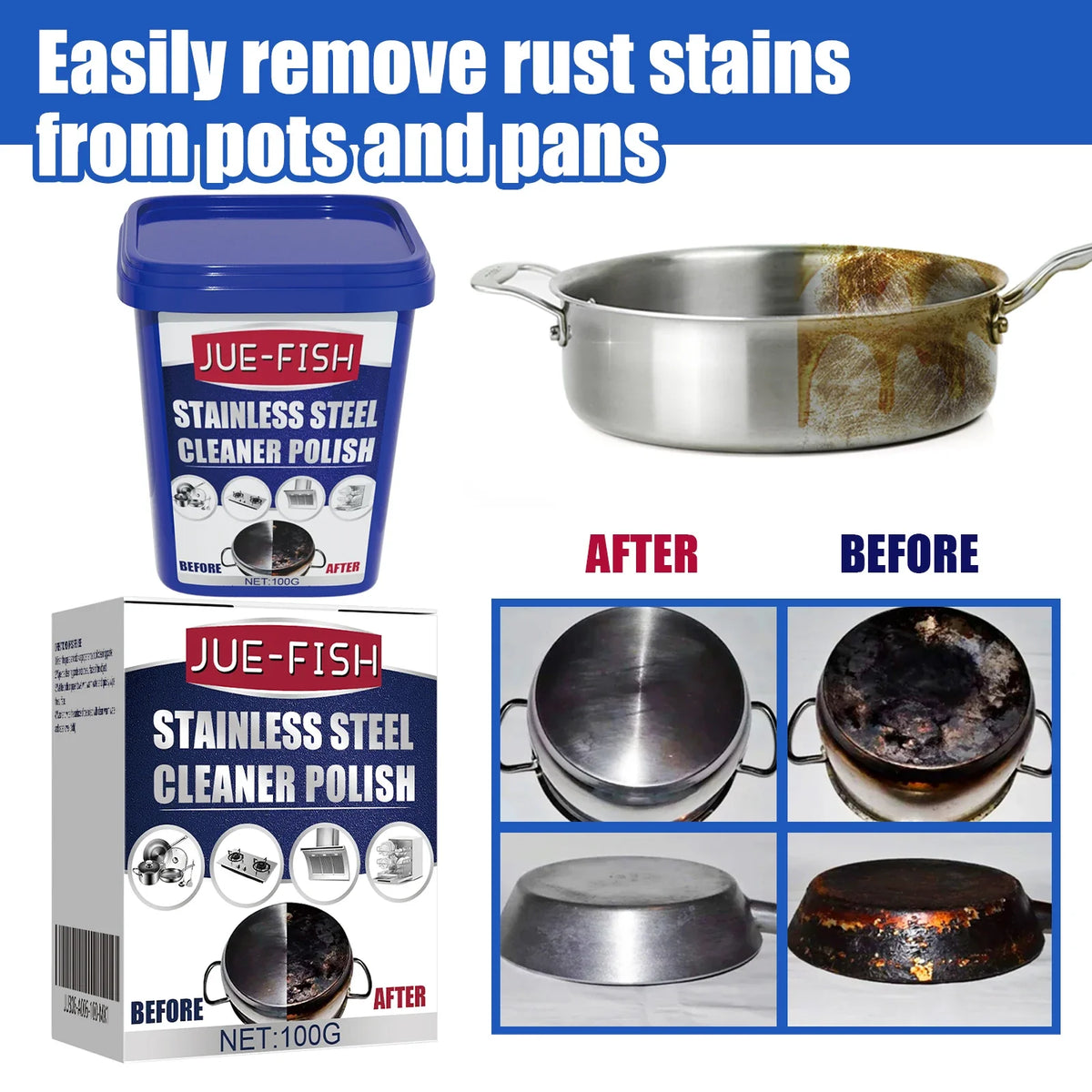 Jue Fish Bathroom Cleaner – Tiles, Glass & Stainless Steel