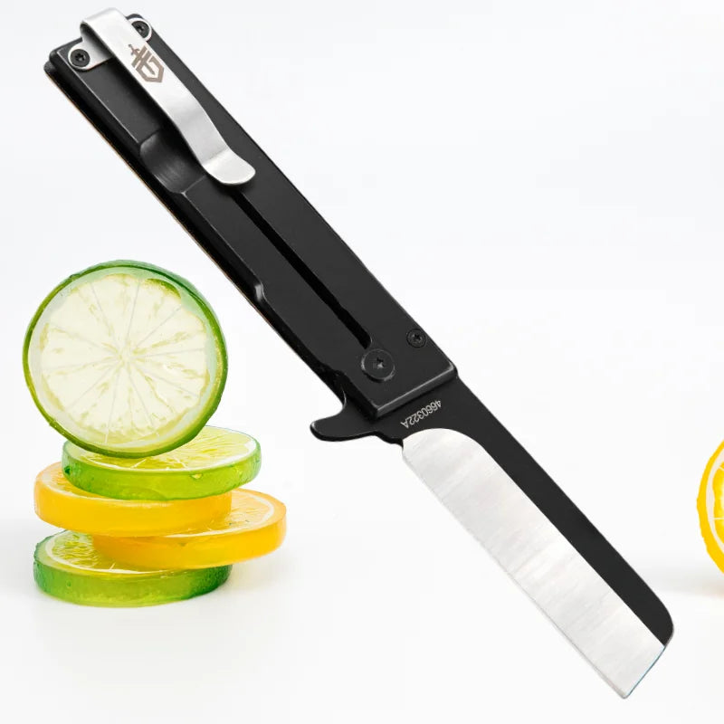 Folding Pocket Knife Stainless Steel & Wood Handle – Paring Knife