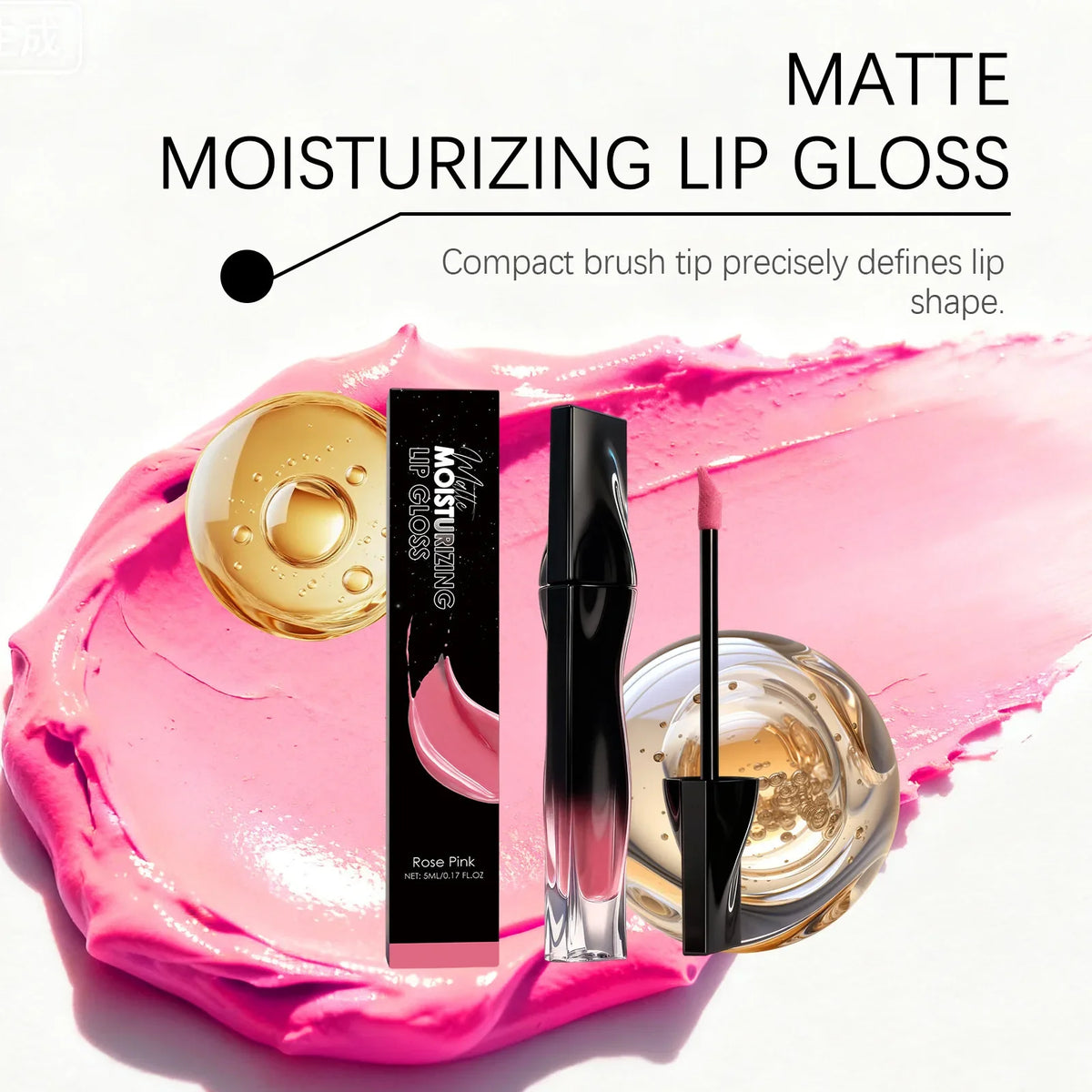 Matte Lip Balm Lipstick – 6 Shades, Long-Lasting & Moisturizing