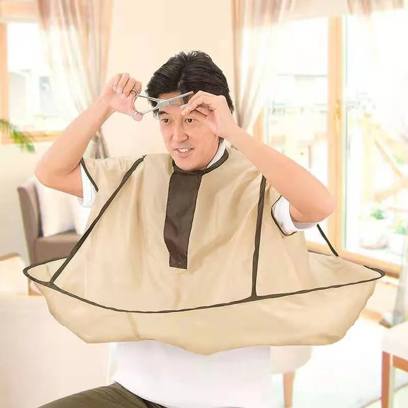 Waterproof Adult Hair Cutting Cloak Foldable Umbrella Cape Salon