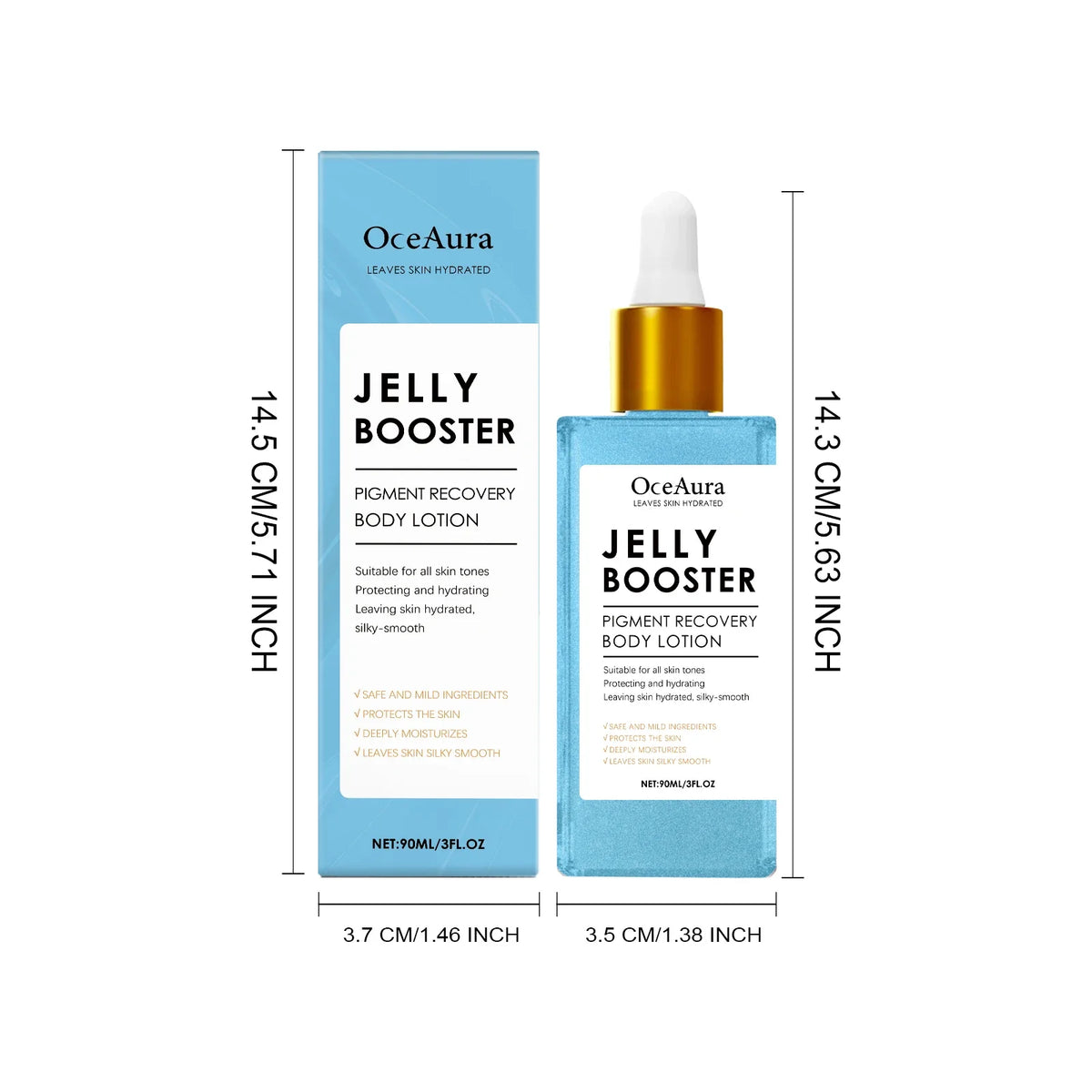 OceAura Niacinamide Facial Serum 90ml | Brighten & Moisturize