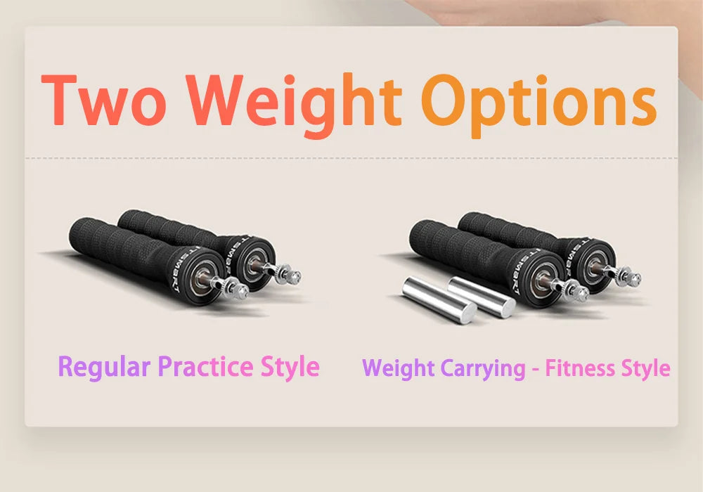 Professional Steel Wire Speed Jump Rope – Carbon Steel Bearings