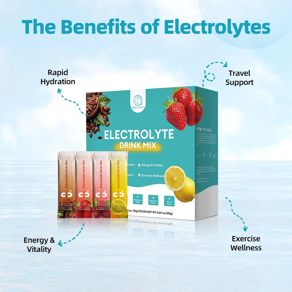 Beworths Electrolyte Powder – Sugar Free, 0 Cal, 16 Pack