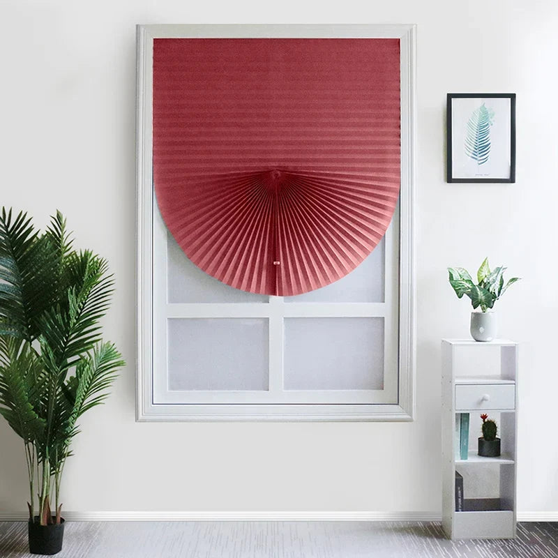 Self-adhesive Blinds Semi-blind Window Curtains Bathroom Kitchen