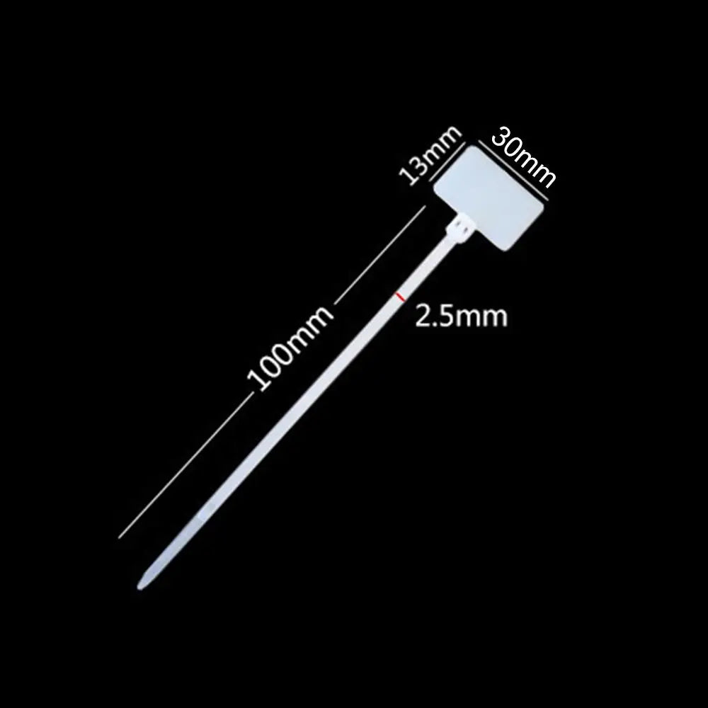 Plastic Loop Ties Markers Cable Easy Mark Nylon Tag Labels