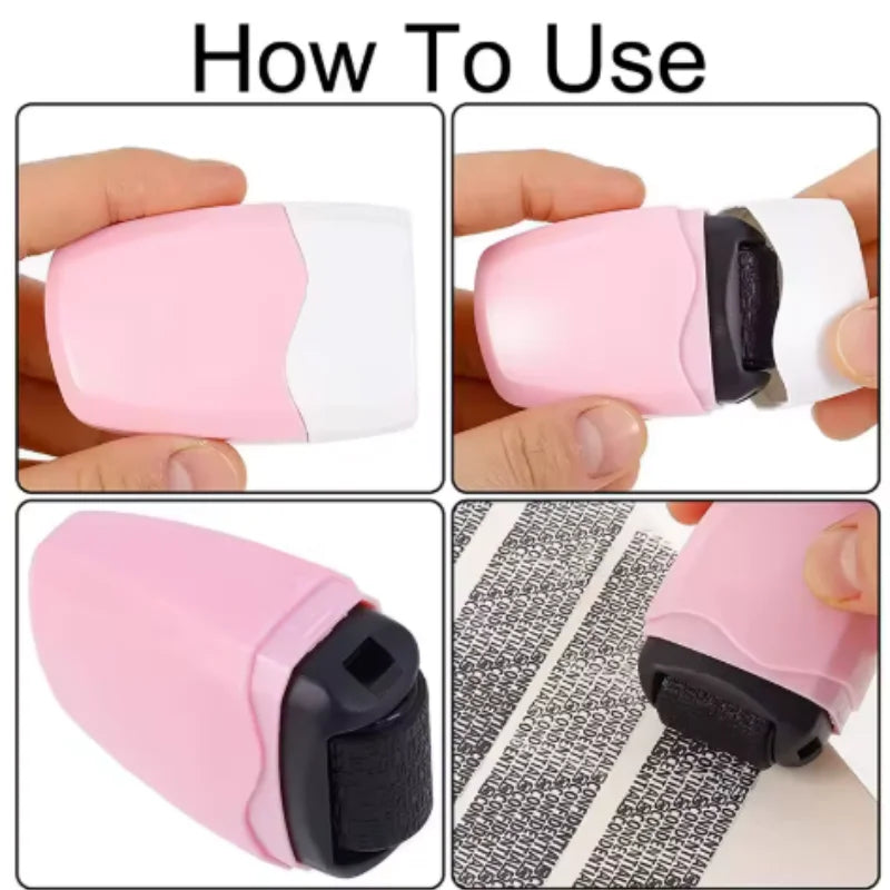 Identity Protection Roller Stamp Stop ID Theft Identification