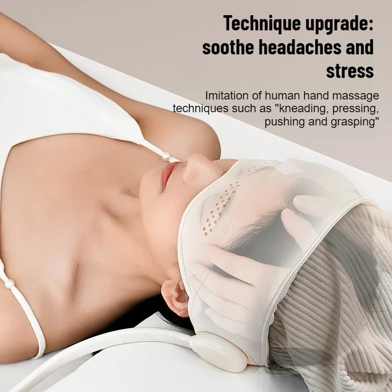 Graphene Heating Head Massager – Air Pressure & Eye Compress