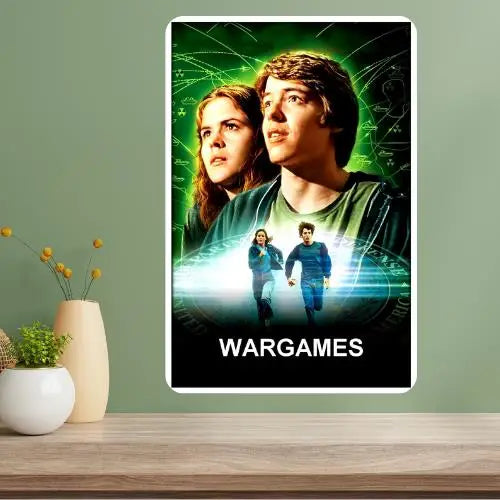 WarGames Classic Movie Metal Poster Sign | Retro Wall Décor