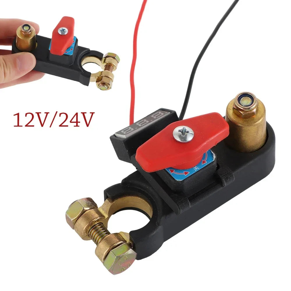 12V/24V Car Battery Disconnect Switch & Circuit Breaker