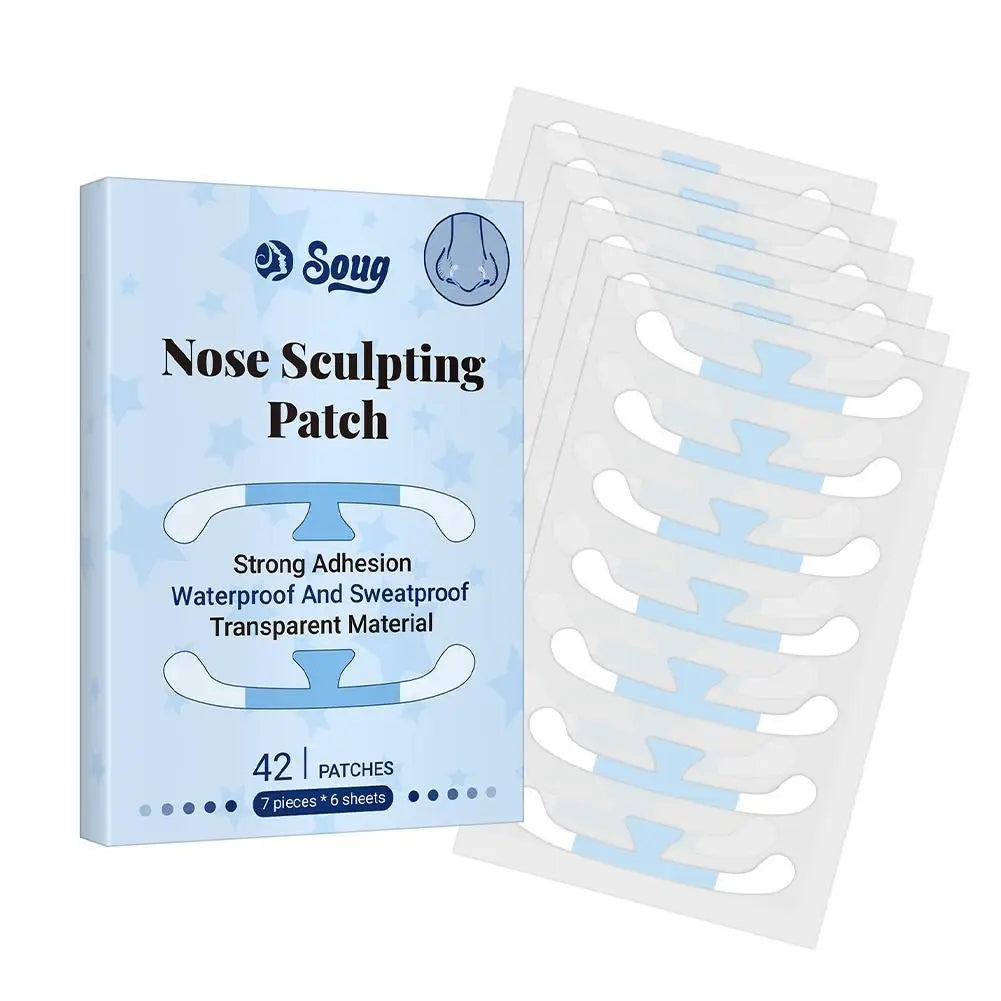 42-Pc Invisible Nose Shaping Stickers – Nose Shaper Strips