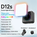 Mobile Phone Fill Light Travel Portable Camera Pocket Full-color RGB
