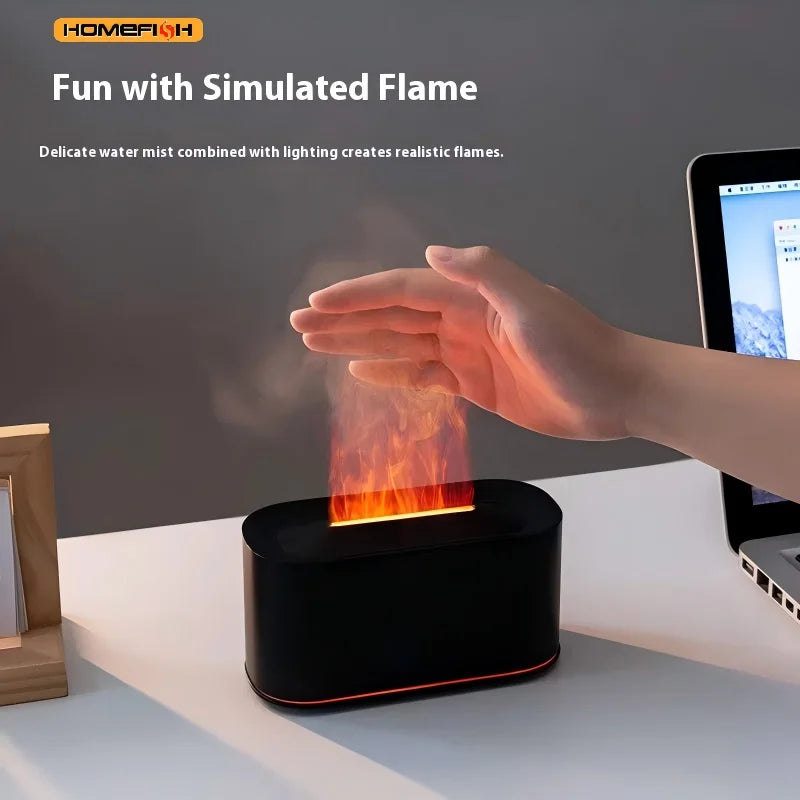 HOMEFISH 7-Color Aromatherapy Humidifier & Essential Oil Lamp