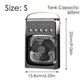 Portable 3-in-1 Mini Fan USB Desk Cooler Humidifier LED Light