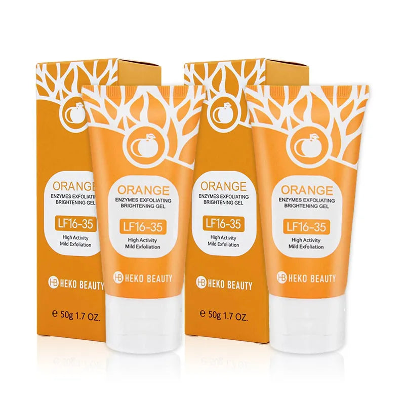 Orange Enzyme Exfoliating Gel – Face & Body Brightening Scrub